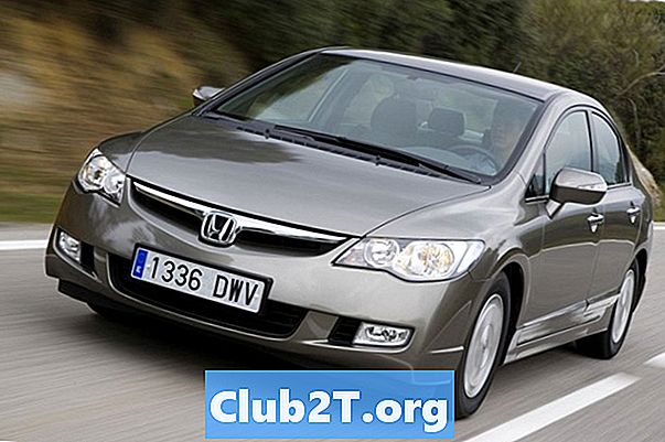 Sơ đồ lắp đặt báo động ô tô Honda Civic Sedan 2008