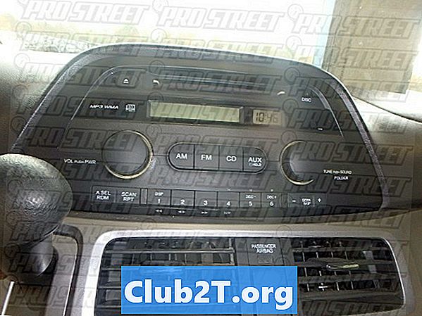 2008 Honda Odyssey-Stereo-Kabelbaum-Farbcodes