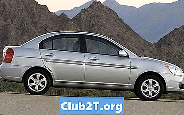 2008 Hyundai Accent GLS OEM Průvodce velikostmi pneumatik