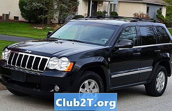2008 Jeep Grand Cherokee piiratud tehase rehvide suuruse juhend