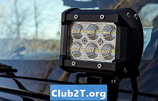 Sơ đồ kích thước bóng đèn tự động của Jeep Wrangler 2008