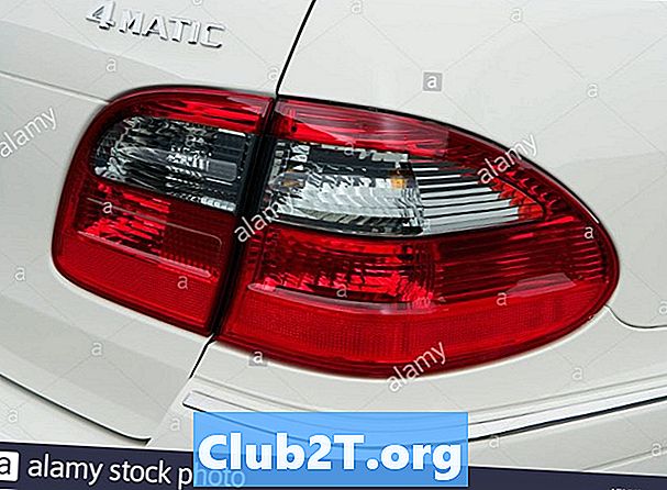 2008 Mercedes E350 4MATIC Informacije o veličini žarulje