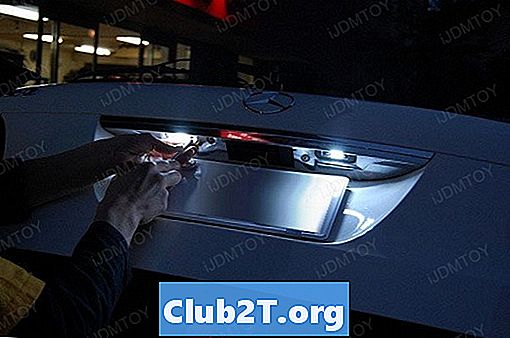 2008 مرسيدس E350 السيارات ضوء لمبة الرسم البياني