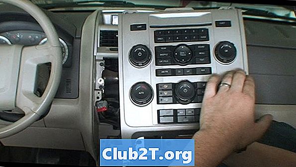 2008 Mercury Mariner Car Stereo juhtmestiku juhend