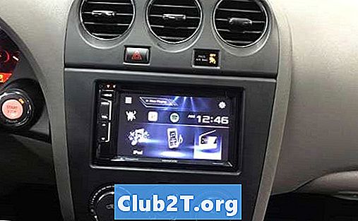 2008 m. Nissan Altima automobilio stereo laidų schema