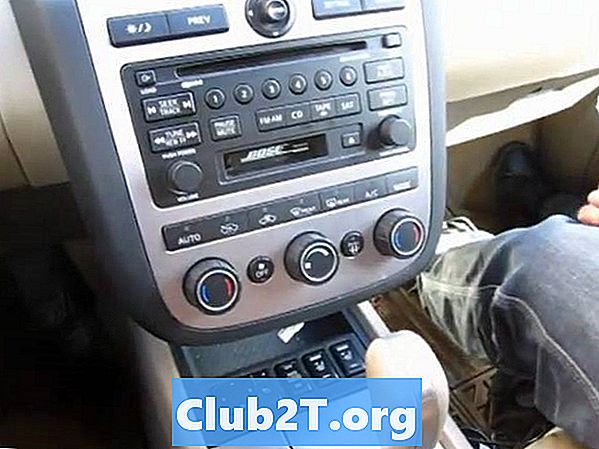 2008 Nissan Murano Автомобільний радіоприймач стерео схема