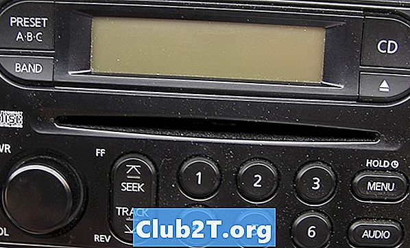 2008 Nissan Pathfinder automašīnas radio uzstādīšanas shēma