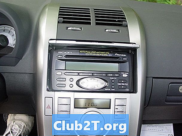 2008 Scion tc רכב רדיו התקנה מדריך