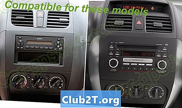 2008 스즈끼 SX4 자동차 라디오 배선 다이어그램