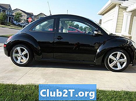 2008 Volkswagen Beetle 2.5L diagrama de tamanho de pneu de carro