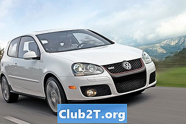 2008 Volkswagen GTI Bagan Ukuran Bola Lampu Mobil