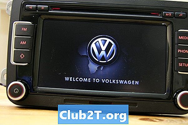 2008 m. Volkswagen GTI automobilių radijo laidų schema