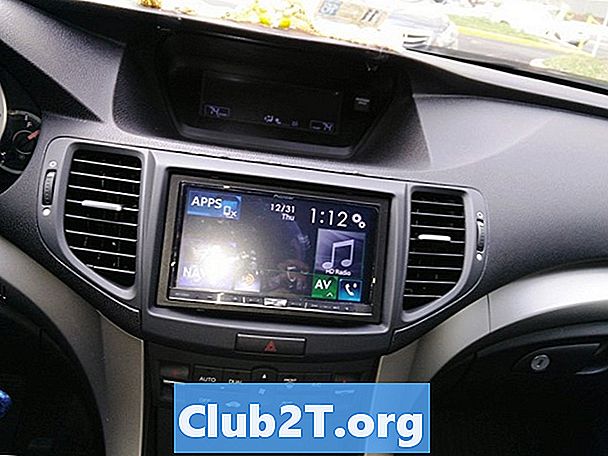2009 Acura TSX रेडियो वायर हार्नेस कलर कोड