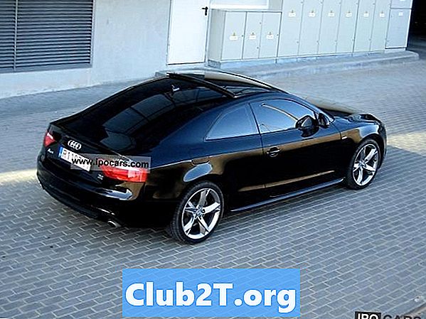 2009 Audi A5 3.2 Cuadro de tamaño de neumáticos de automóviles