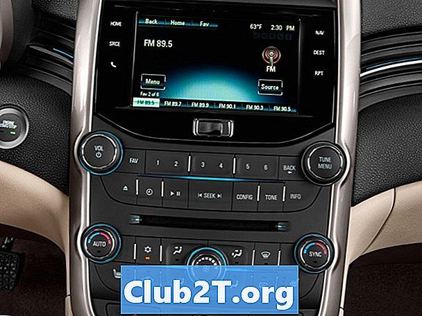2009 Chevrolet Malibu Схема проводки автомобильного аудио