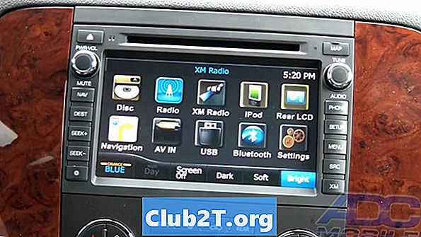 2009 Chevrolet Tahoe Car Stereo Sprievodca inštaláciou