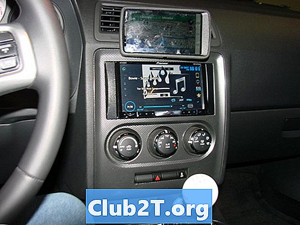 2009 m. „Dodge Challenger“ automobilių radijo laidų schema