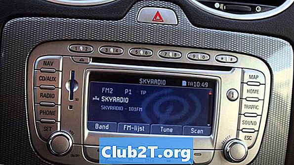 2009 포드 포커스 자동차 라디오 배선 다이어그램
