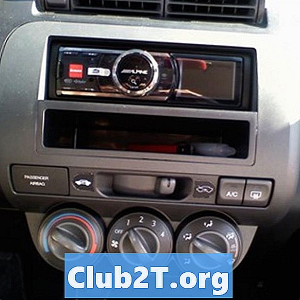 Guia 2009 da fiação do rádio de carro de Honda Fit - Carros