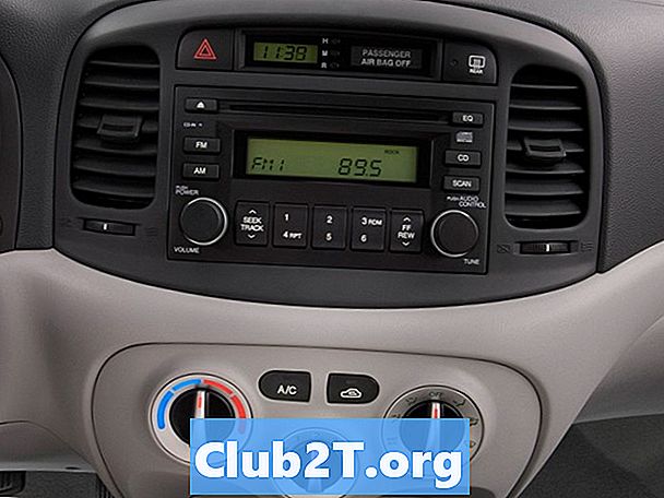 2009 Hyundai Entourage automašīnas radio vadu shēma