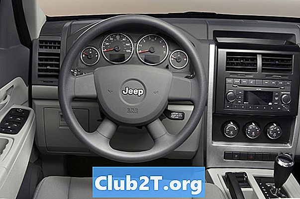 2009 Sơ đồ kích thước lốp xe ô tô Jeep Liberty Limited 4WD