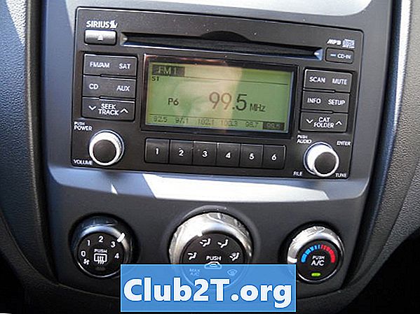 2009 m. „Kia Borrego“ automobilių stereo laidų schema