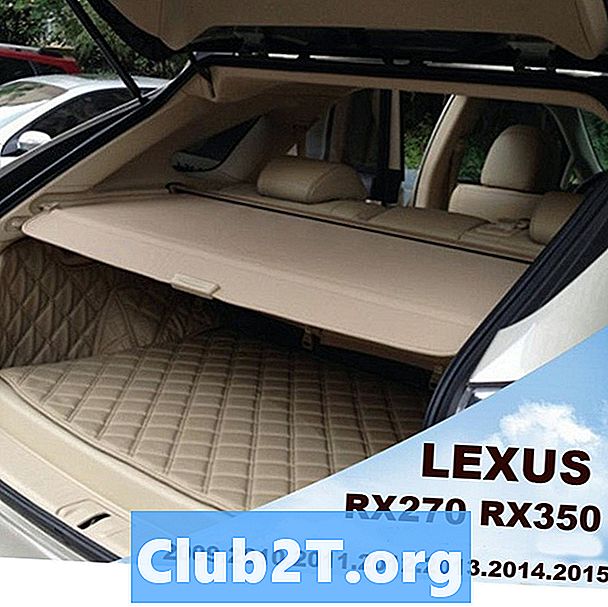 2009 Lexus RX350 sigurnosni vodič za instalaciju