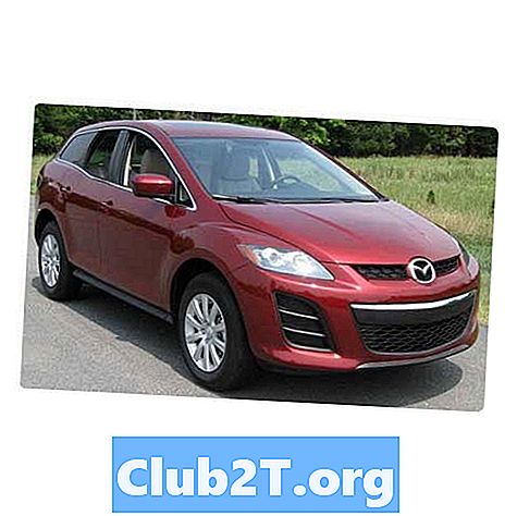 2009 m. „Mazda CX7“ automobilio stereofoninės instaliacijos instrukcijos