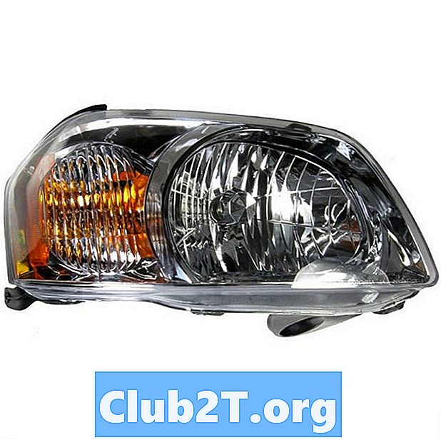 2009 Mazda Tribute Light Bulb Замяна Размери