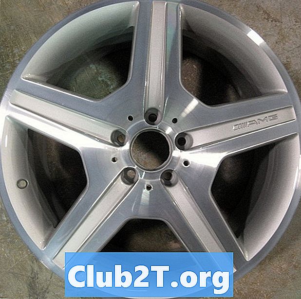 2009 Mercedes CL550 OEM Tyre Maten Informatie