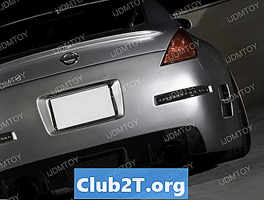 2009 Nissan 350Z Náhradní žárovky velikosti - Cars