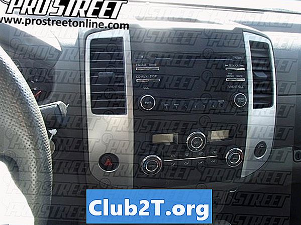 2009 m. „Nissan Xterra“ automobilio stereo laidų schema