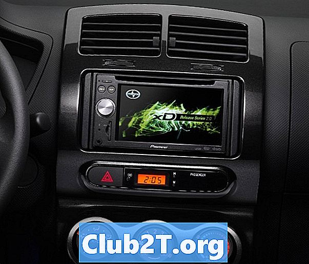 2009 Scion xB Car Audio schéma zapojení