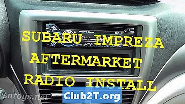 2009 Subaru STI auto radio vadu shēma