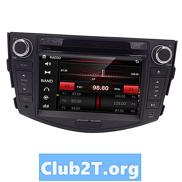 Auto-Stereo-Installationsdiagramm von Toyota RAV4 2009