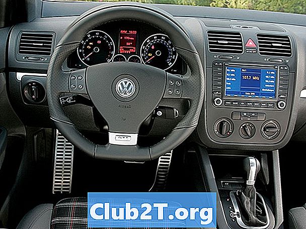 Volkswagen GLI แผนภาพการเดินสายไฟเตือนภัยรถยนต์ GLI
