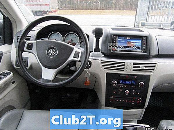 2009 Volkswagen Routan Diagrama de cablare a radioului auto