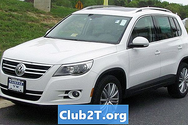 2009 Volkswagen Tiguan SEL Rim and Tire Sizing Chart