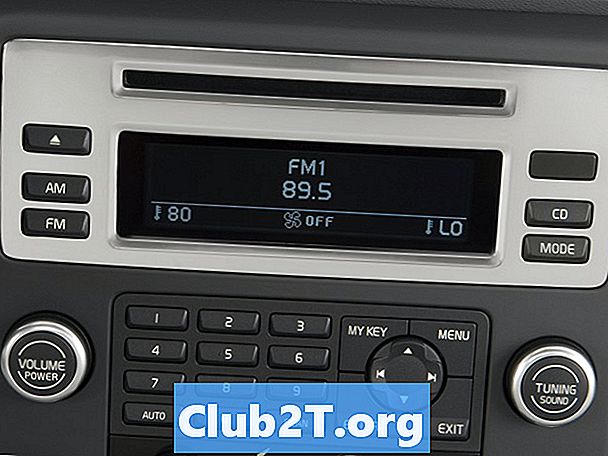 2009 וולוו V70 רכב רדיו חיווט תרשים