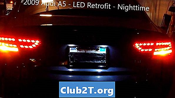 2010 m. „Audi A5“ lemputės dydžio informacija