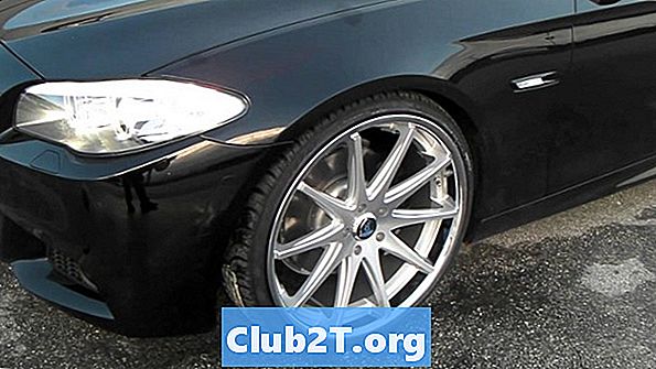 Tabla de tallas de neumáticos para autos BMW 535i 2010