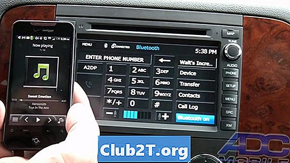 2010 Chevrolet Tahoe Car Radio Installer Instruksjoner