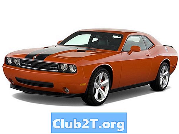 Sơ đồ kích thước lốp xe ô tô Dodge Challenger SRT8 2010