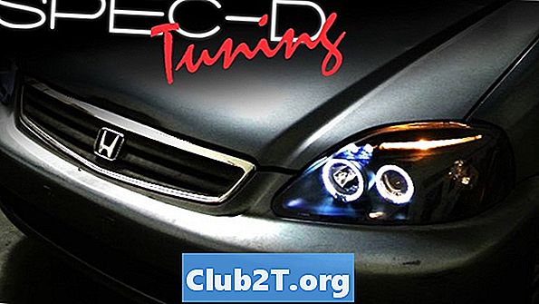 2010 Honda Civic Coupe Світло лампи Заміна діаграми - Автомобілів