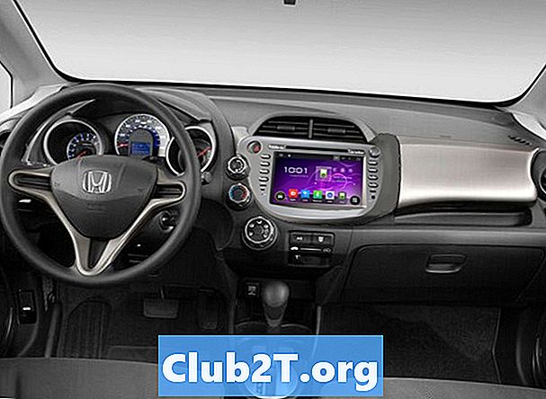 2010 „Honda Fit“ automobilio stereo laidų schema