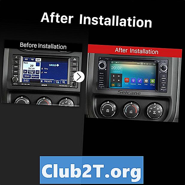2010 Jeep Kompass Bil Audio Installation Instruktioner