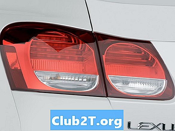2010 Lexus GS350 Автомобільна світлова діаграма лампочки