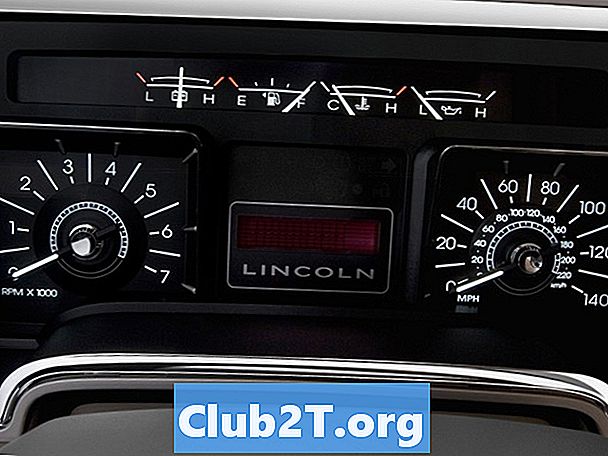 2010 Lincoln Navigator 4WD Náhradní pneumatiky Průvodce velikostmi