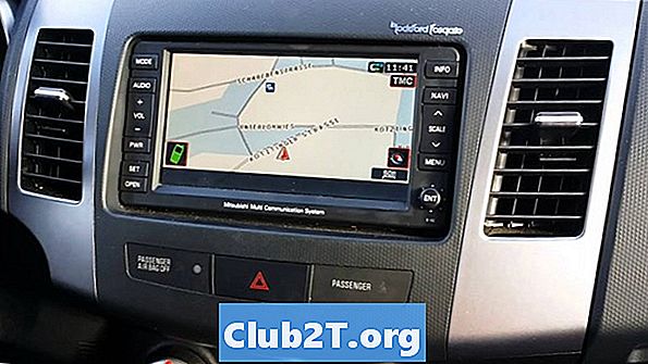 2010 m. „Mitsubishi Outlander Car Audio“ diegimo vadovas