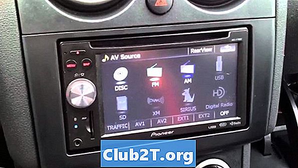 2010 Nissan Rogue Car Stereo ožičenje Vodič